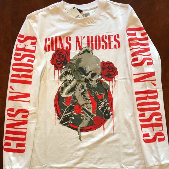 H&M Guns N Roses Other - Guns N Roses Long Sleeve T-shirts S, M, L, XL NWT